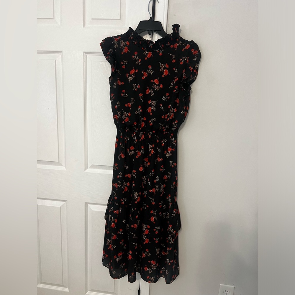 Floral tiered dress from Saks